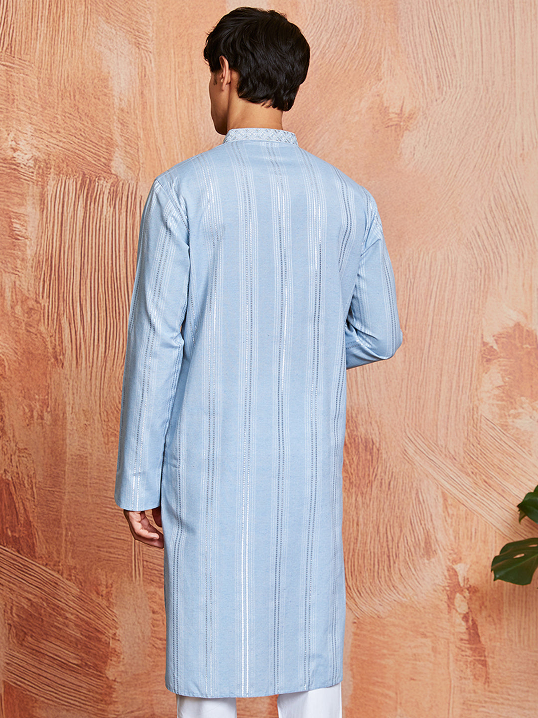 Aqua Cotton Blend Casual Men's Kurta
