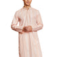 Peach Cotton Blend Casual Men's Kurta
