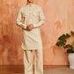 Chiku Cotton Linen Casual Men's Kurta Set