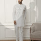 White Cotton Casual Wear Men'S Kurta Set