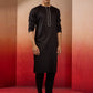Black Cotton Festival Wear Men'S Kurta Set
