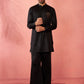 Gold Satin Festival Wear Men'S Kurta Set