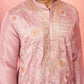 Onion Silk Wedding Wear Men'S Kurta Set