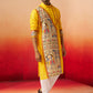 Yellow Cotton Festival Men's Kurta Set