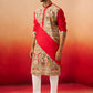 Maroon Cotton Festival Men's Kurta Set
