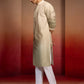 Green Cotton Festival Wear Men'S Kurta Set