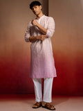 Onion Cotton Festival Wear Men'S Kurta Set