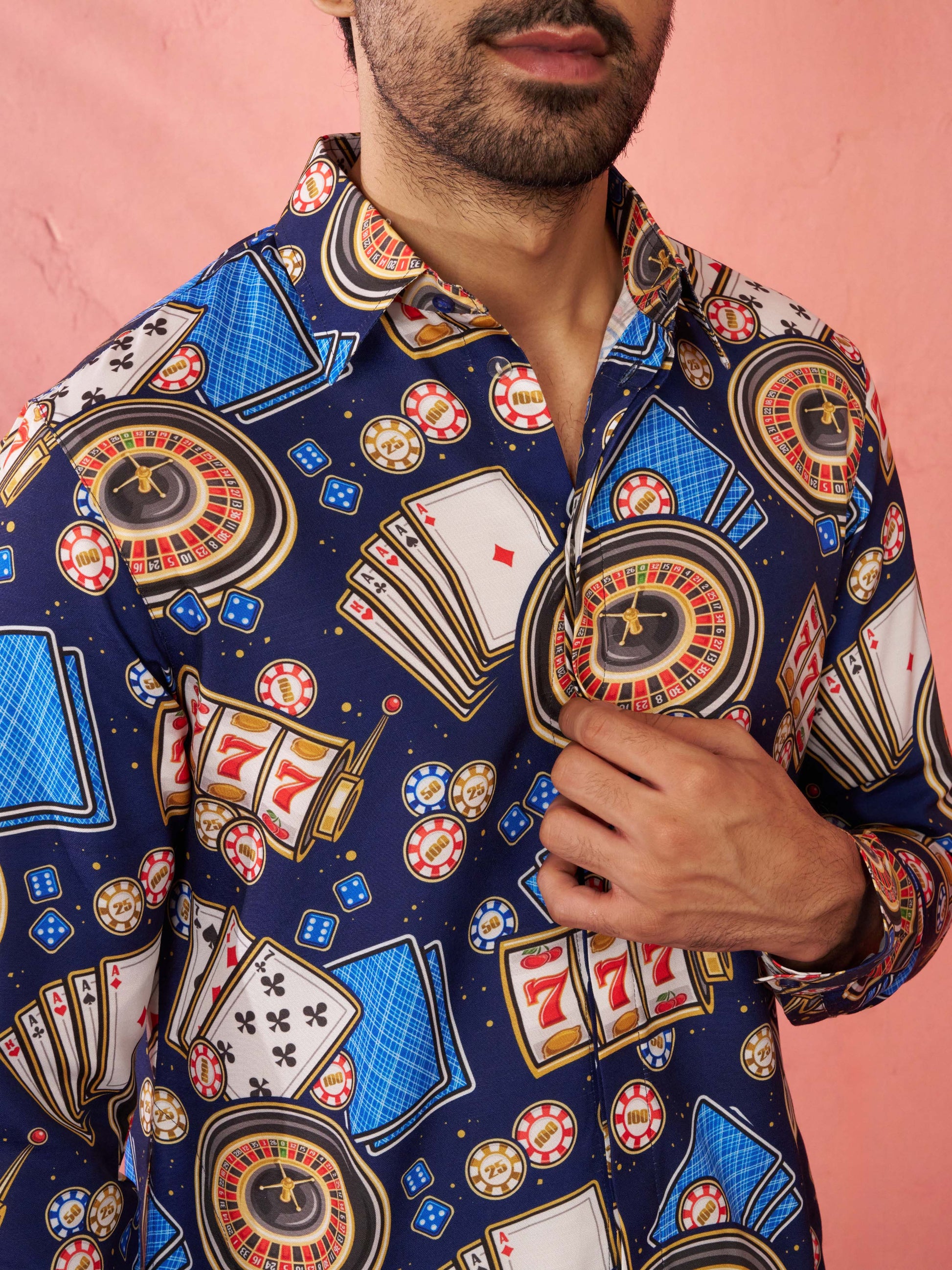 Blue Rayon Festival Wear Men'S Kurta Set