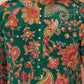 Green Silk Blend Party Wear Men's Kurta