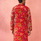 Maroon Silk Blend Party Wear Men's Kurta