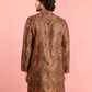 Mint Silk Blend Party Wear Men's Kurta