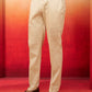 Beige Cotton Lycra Festival Men's Pant