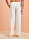 White Flex Festival Men's Pant