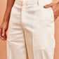 Cream Cotton Lycra Festival Wear Men's Pant