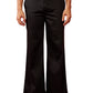 Black Fine Satin Festival Men's Pant