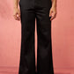 Black Fine Satin Festival Men's Pant