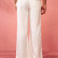 Cream Fine Satin Festival Men's Pant