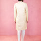 Maroon Silk Blend Wedding Men's Sherwani Set