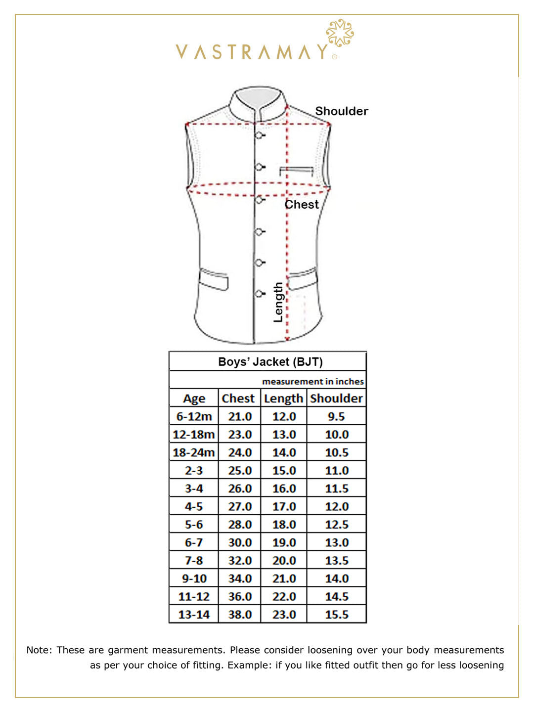 Boys' Golden Cotton Silk Blend Nehru Jacket