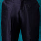 Men's Blue Silk Blend Kurta Pyjama Set