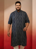 Blue Silk Blend Party Wear Men's Kurta Set