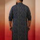 Blue Silk Blend Party Wear Men's Kurta Set