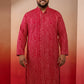 Falsa Silk Blend Party Wear Men's Kurta Set