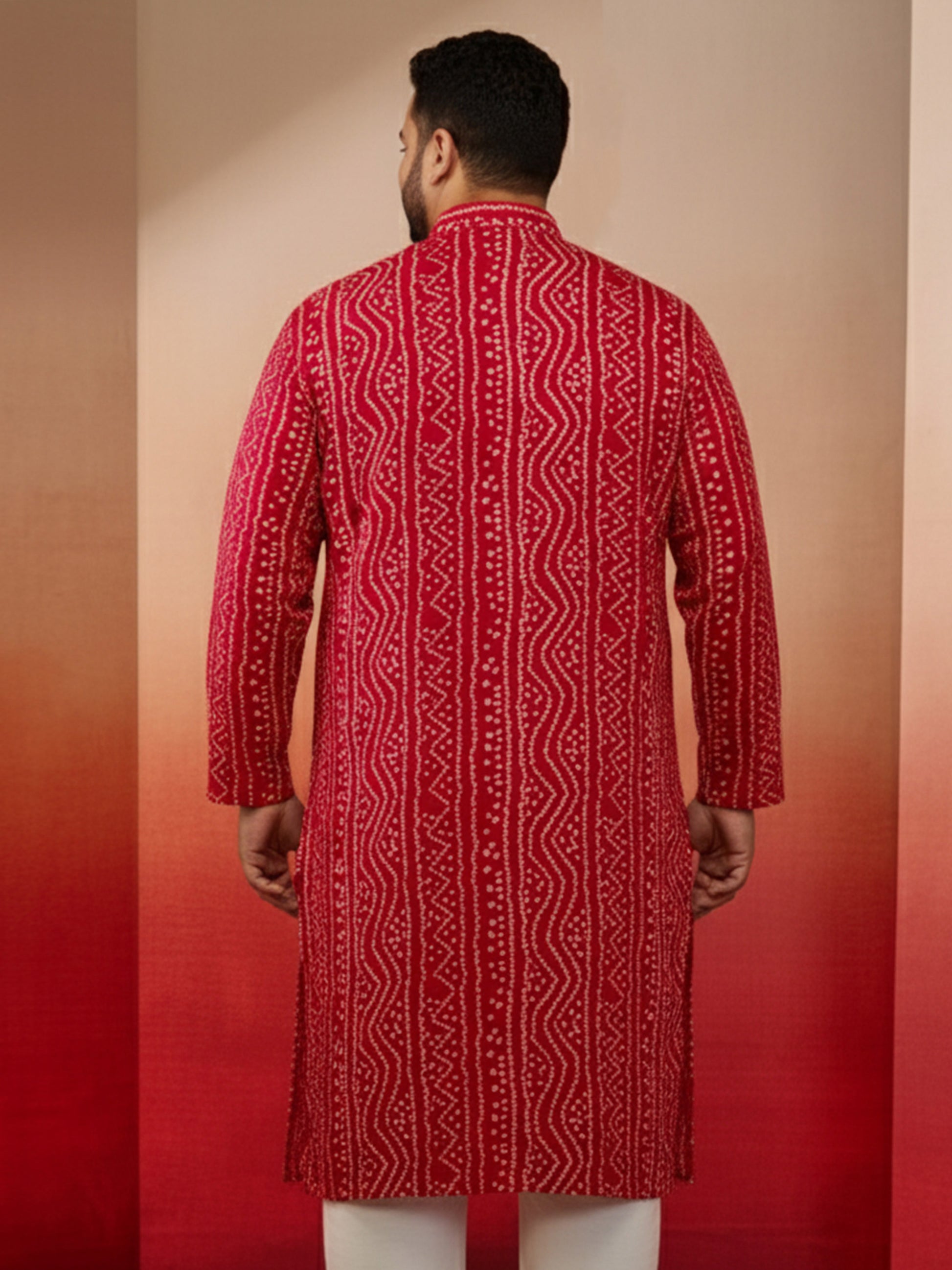 Falsa Silk Blend Party Wear Men's Kurta Set