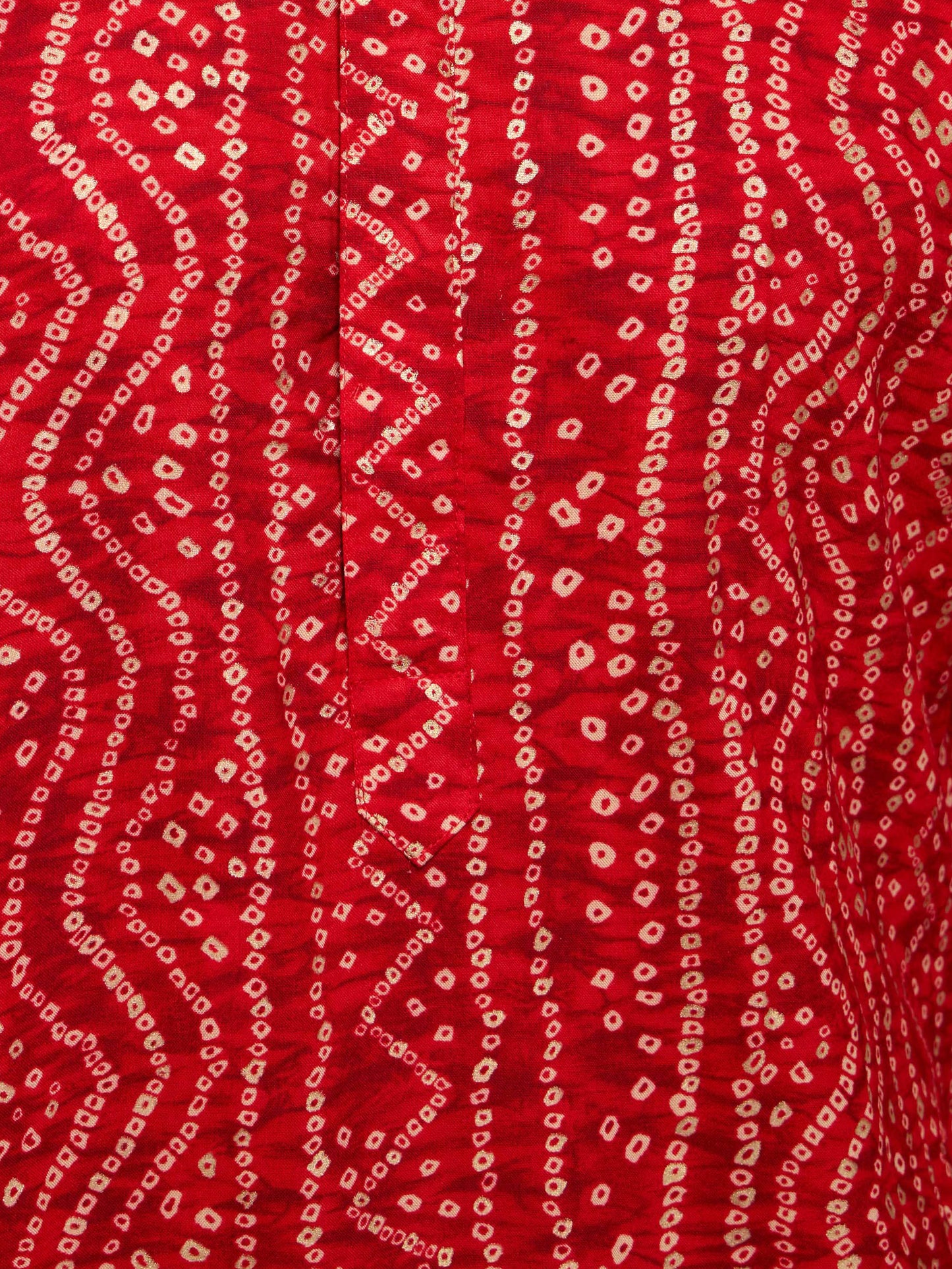Red Silk Blend Party Wear Men's Kurta Set
