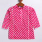 Pink Cotton Casual Boys Kurta Set