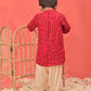 Red Rayon East Boys Kurta Set