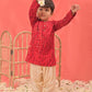 Red Rayon East Boys Kurta Set