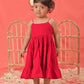 Blue Cotton Raksha Bandhan Wear Girls Anarkali Set