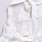 White Chanderi Onam Wear Girls Co-Ord Set