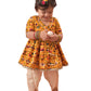 Yellow Rayon Party Wear Girls Dhoti Kurta Set