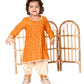 Yellow Rayon Wedding Wear Girls Kurta Set