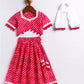 Pink Cotton Raksha Bandhan Wear Girls Lehenga Choli Set