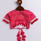 Pink Cotton Raksha Bandhan Wear Girls Lehenga Choli Set