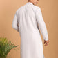 Aqua Georgette Wedding Men's Kurta