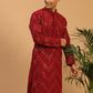 Black Georgette Wedding Men's Kurta