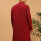 Black Georgette Wedding Men's Kurta