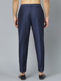 Navy Blue Viscose Festival Men's Pant
