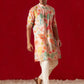 Multicolour Cotton Blend Casual Wear Men's Kurta Set