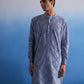 Aqua Cotton Wedding Men's Kurta