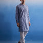 Aqua Cotton Wedding Men's Kurta