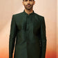 Men Bottle Green Silk Jodhpuri