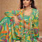 Vibrant Green & Yellow Floral Fusion
