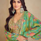 Vibrant Green & Yellow Floral Fusion
