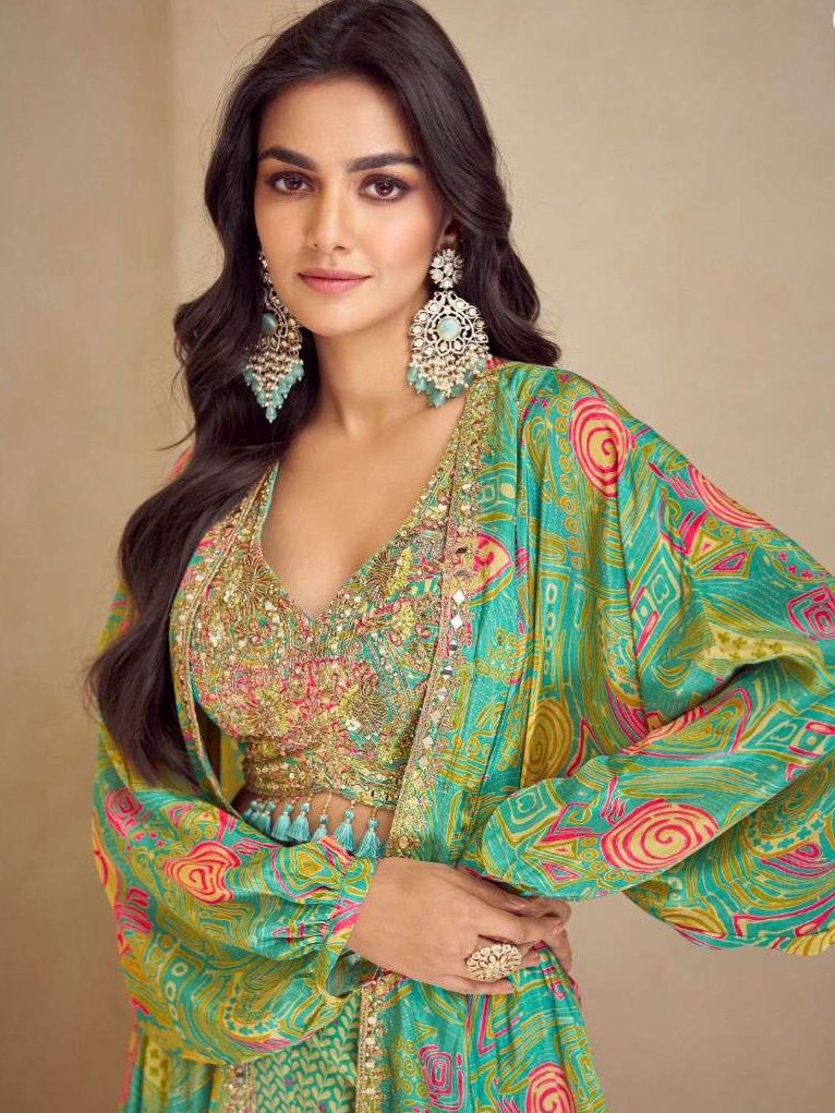 Vibrant Green & Yellow Floral Fusion