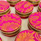 Brocade Steel Ladoo Boxes - Set of 4